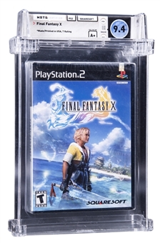 2001 PS2 Playstation (USA) "Final Fantasy X" Sealed Video Game - WATA 9.4/A+